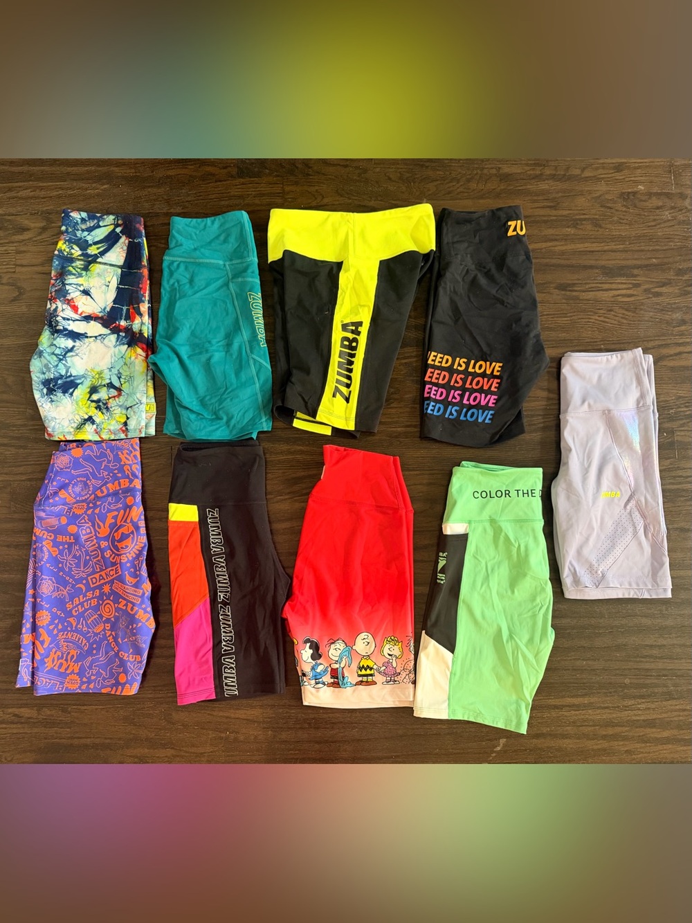 Zumba Fitness Bike Shorts with Logo
